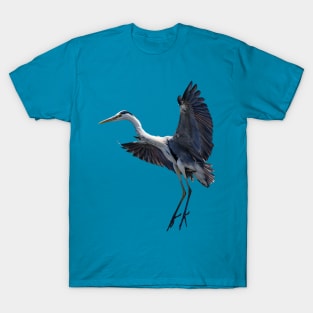Grey Heron inflight T-Shirt
